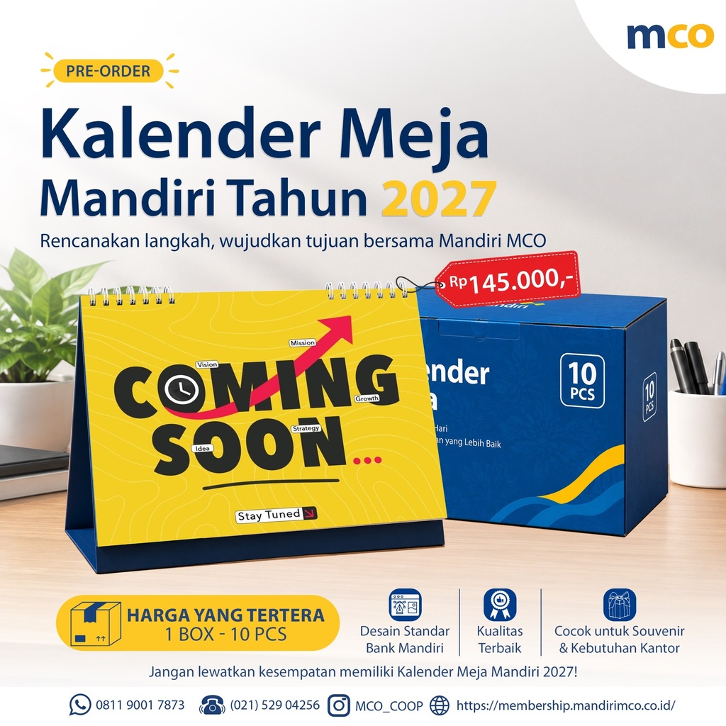 Kalender Meja 2027